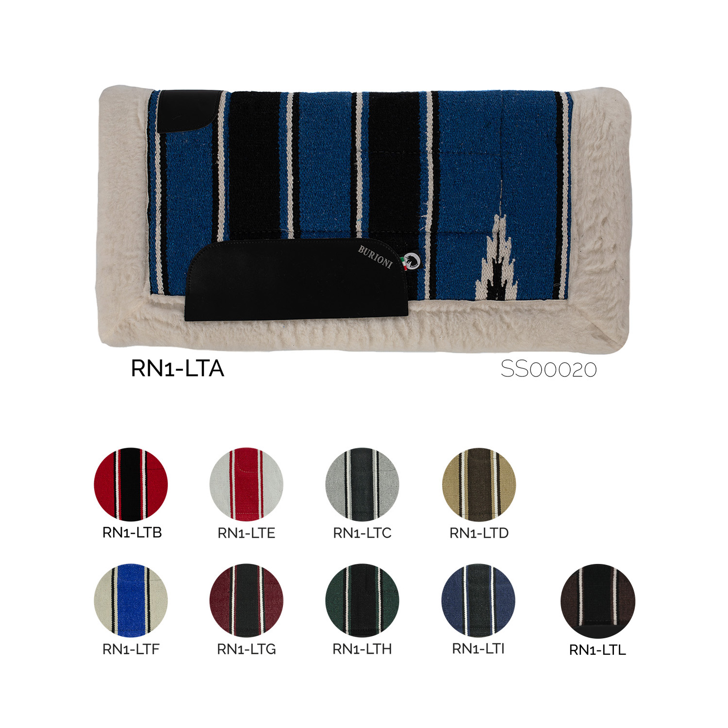 SS 20 Western saddlepad wool